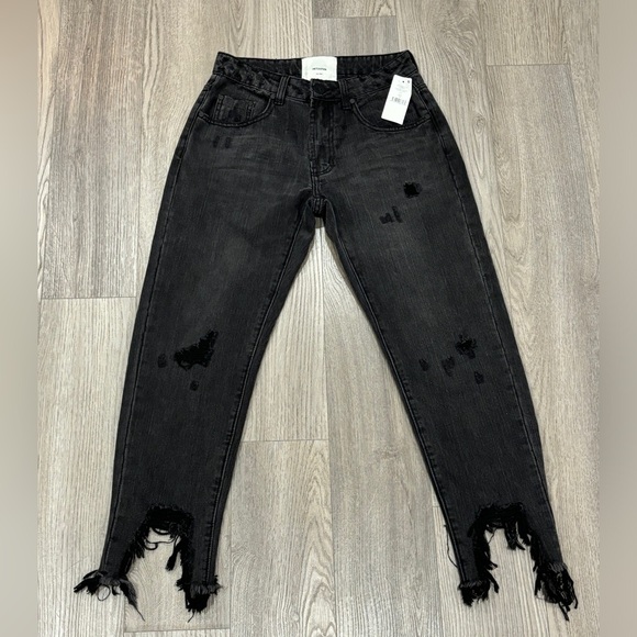 Free People Jeans Awesome Baggies Volcanic Mid Waist OneTeaspoon Women’s Size 26 - Picture 6 of 16